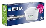 BRITA Maxtra Pro Kalk-Expert-Wasserfilterkartusche, 3 Stück, Original-Nachfüllpackung von BRITA für ultimativen Geräteschutz, reduziert Verunreinigungen, Chlor und M