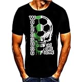 Wolfsburg Fan Stadt Fussball Edition T-Shirt (L)