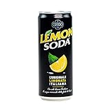 Lemon Soda Limonade (24 x 330ml) von Crodo - Zitronenlimonade - mit Fruchtfleisch - natürliche Aromen - Zitronen aus Süditalien - erfrischend fruchtig - pur oder als Cocktail genießen - EINWEG D