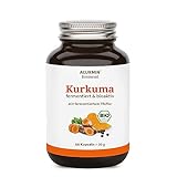 Acurmin Ferment – Fermentierte Bio-Kurkuma-Pulver Kapseln – mit gut verträglichem fermentiertem schwarzem Pfeffer – bio & vegan (60 Kapseln)