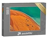 Puzzle 1000 Teile XXL „Eine Luftaufnahme der Sanddünen und des Strandes in der Region Shark Bay in Westaustralien“