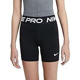 Nike Mädchen G Np 3-inch Shorts, Black/White, 14 Jahre EU