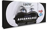 LipoNit Lidpflege Wärme - Gel - Maske zum Erwärmen und Kühlen der Augenlider Premium Augenmask