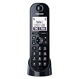 Panasonic KX-TGQ200GB DECT IP-Telefon (schnurlos, CAT-iq 2.0 kompatibel, Freisprechmodus, Anrufersperre, Eco-Plus, digitales Telefon) schw