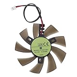 2-Pin Header Bearing Grafikkarten-Lüfter Kompatibel mit Zotac GTX 1050 1050ti Mini 2-Pin-Grafikkarten-Lüfter Lagerlü