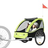 Tiggo VS Kinderanhänger Fahrradanhänger Anhänger Kinderfahrradanhänger 50201-02 T Grü