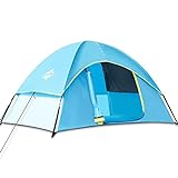 PUREBOX Campingzelt Leichtes Zelt für S(1-2)/L(2-3) Personen, Familie Kuppelzelte Winddicht mit Tragetasche, Einfach Aufzubauendes Outdoor-Zelt, Wurfzelt für Camping, Garten, Wanderausflug