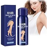Hair Removal Cream Spray for Women, Haarentfernungsspray, Schmerzlose Körper-Haarentfernungs-Spray für Beine, Hände, Unterarm-Rücken, Enthaarungsmittel für Frauen und Männer (1 Stück)