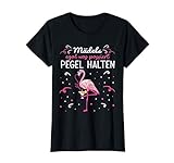 Damen Mallorca Flamingo Bier JGA Mädels Geschenke party Malle Fun T-S