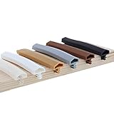 ToniTec Türdichtung Dichtprofil M680 für Holztür Zarge Zargendichtung 12mm Braun 25