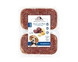 TACKENBERG Barf Menü mit Pferdefleisch und Heidekartoffeln für Hunde - 14 x 500 g - leckeres Frostfleisch als Hundefutter in Premiumqualität - G
