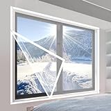 Fenster Isolierung Gegen kälte Winddicht Thermo Fenster Wärmeschutzvorhang Fenster Kälteschutz für Balkon Küche Fenster Winter Schlafzimmer (90x180cm/36x71in)