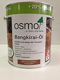 Osmo Bangkirai-Öl Natur 006 3,0L Holz-Spezial-Öl, seidenmatt für außen AKTION