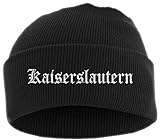 HB_Druck Kaiserslautern Umschlagmütze - Mütze - Bestickt - Einheitsgröße Schw
