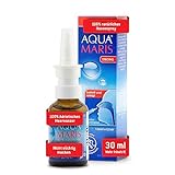 Aqua Maris Strong 30 ml, 100% natürliches Meerwasser abschwellendes Nasenspray I Linderung bei verstopfter Nase I Erwachsene, Kinder, Schwangere und Stillende Mü