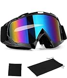 FAOKZE Skibrille, Ski Snowboard Brille,Motorradbrillen,Skibrille mit Antibeschlag- und UV-Schutz, geeignet für Outdoor-Sportarten,Skifahren, R