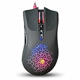 Gaming-Mäuse für Bloody A90 mit Light Strike (LK) Optischem Schalter/Scroll -4000DPI- 8 Programmierbare Gaming-Mäuse (Inaktive Version)