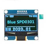Anzeigemodul, 5-polige Organische Leuchtdiode SPD0301, Leichtes Digitales Anzeigemodul für Smart-Home-Geräte (BLUE)