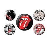 Rolling Stones - Classic, Abzeichen, 4 x 25 mm + 1 x 38