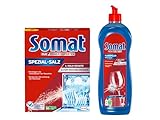 Somat Spülmaschinenpflege SET, Klarspüler 750ml & Spezial-Salz 1,2Kg, W