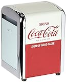 Tablecraft Coca-Cola Napkin Dispenser, Half, R