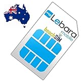 Lebara Australien SIM-Karte Prepaid 25 GB & Nationale & Internationale Telefonie mit Ausweis-Registrierungsservice durch beachSIM