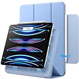 JETech Magnetisch Hülle für iPad Pro 11 Zoll Alle Modelle, iPad Air 5/4 10,9 Zoll, Stützen für Pencil 2. Gen Aufladung, Magnetische Befestigung, Auto Schlafen/Wachen (Himmelblau)