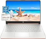 HP 2023 Newest Stream 14 Zoll Laptop für Studenten und Unternehmen – Intel Quad-Core-Prozessor, 16 GB RAM, 320 GB Speicher (64 GB eMMC + 256 GB Micro SD), 1 Jahr Office 365, Webcam, lang