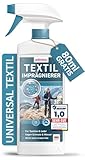 PLINTEX® Textil Imprägnierspray 580 ml - für Funkionstextilien ohne Baumwollanteil, Leder und Schuhe - Nano Membran Imprägnierung - Dermatologisch getestet & atmungsak