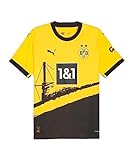 BVB Borussia Dortmund Trikot Home Authentic Herren 2024, Größe:L, Spielerflock (zzgl. 14.90EUR):ohne Flock