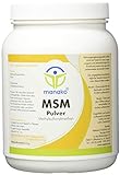 manako MSM (Methylsulfonylmethan) kristallines Pulver, Premiumqualität, 99,9% rein, 1000 g D