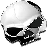 3D Skull Aufkleber Motorrad Aufkleber 7 * 6.8cm Schädel Emblem Aufkleber Auto Kofferraum Styling Zubehör Abziehb