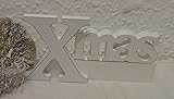Weißer Holz Vintage Deko Buchstaben Schriftzug Xmas ~ Weihnachten ~