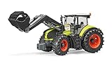 bruder 03013 - Claas Axion 950 mit Frontlader - 1:16 Traktor Trecker Schlepper Bulldog Landwirtschaft Bauernhof Forstwirtschaft bworld Anhäng