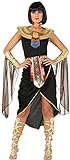Fiestas Guirca Schickes Cleopatra Kostüm Damen - Größe S 36 – 38 - Ägyptische Königin Kostüm Erwachsene - Pharao Göttin Kostüm Damen Karneval, Ägypterin Fasching Kostüm Frauen, Kleop