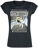 Led Zeppelin Icarus Colour Frauen T-Shirt Charcoal S 60% Baumwolle, 40% Polyester Band-Merch, B