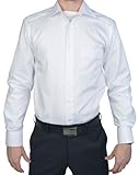 MARVELIS Modern Fit Hemd Langarm mit Brusttasche Popeline, Gr.38 Farbe: Weiß