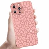 Coalbooliy Handyhülle für iPhone 11 Pro hülle 5,8'', Aesthetic Leopardendruck Muster Design Rosa Weiche TPU Silikon Stoßfest Kameraschutz Schutzhülle Bumper Ultra Dünn Mädchen Case, 07
