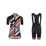 UGLY FROG Damen Team Radtrikot Anzug Breathable Kurzarm Shirt + Enge Shorts Set für Rennrad Racing Outdoor Sp