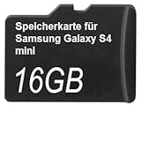 16GB Speicherkarte für Samsung Galaxy S4 M