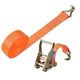 Zurrgurte mit Ratsche, Spanngurte mit Ratsche | Spanngurte mit Ratsche mit J-Haken, verstellbarer Spanngurt mit Spannschloss zur Ladungssicherung von M