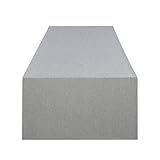 Tischläufer Wien, grau, 40x140 cm, Fleckschutz, Tischläufer für das ganze J