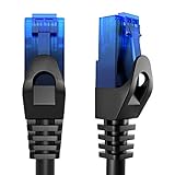 KabelDirekt – 25m – Netzwerkkabel, Ethernet, Lan & Patch Kabel (überträgt maximale Glasfaser Geschwindigkeit & ist geeignet für Gigabit Netzwerke, Switches, Router, Modems mit RJ45 Eingang, blau)