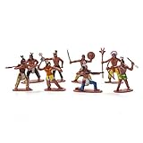 TOYANDONA 13 Stücke Figuren Modell Spielzeug Cowboys Indische Figuren Spielset Wild West Cowboys Indianer Spielzeug Kunststoff Native Figuren Modelldekorationen Miniatur Kit Action Fig