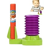 YJYQ Spielzeug-Raketenwerfer,Hinterhofspiele - Super langlebige, robuste Startrampe, LED-Schaumraketen, Fußraketenwerfer für Kinder, Geschenk für Jungen und Mädchen ab 5 J