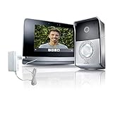 Somfy 2401446 - V500 Video-Türsprechanlage RTS mit 7-Zoll-Touchscreen Display | Nachtsicht & Weitwinkelkamera | 16 GB Bildspeicher | Live-Übertragung für eine optimale Zugangsk