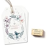 Cats on Appletrees Stempel 'Frohe Ostern'