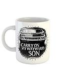 clothinx Kaffeetasse mit Aufdruck Carry On Wayward Son | Kult Auto Fanartikel Join The Hunt | Geschenk zum Staffel und Serien-F