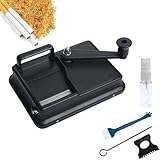 stopfmaschine für zigaretten Rolling Machine mit Nut Platte, Zigarettenstopfmaschine der Extraklasse neueste Edition Zigarettenfertiger inkl. Zubehö