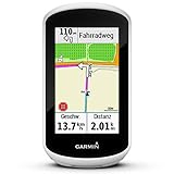 Garmin Edge Explore GPS-Fahrrad-Navi - Vorinstallierte Europakarte, Navigationsfunktionen, 3“ Touchscreen, einfache Bedienung, weiß/Schwarz, Einheitsgröß